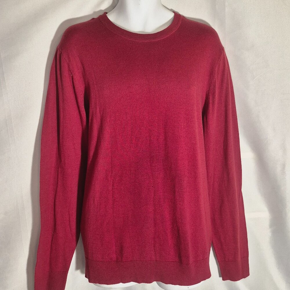 OLD NAVY Men's stylish crewneck sweater, Red, size XL